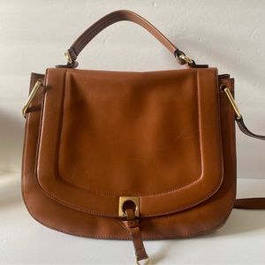 Tan / Cognac Ivanka Trump Claudia Saddle Bag